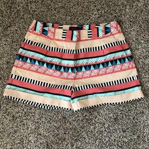 Patterned “dress” shorts